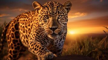 ai generato giaguaro alto qualità Immagine foto