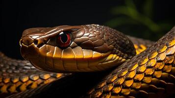 ai generato re cobra alto qualità Immagine foto