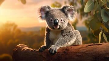 ai generato koala alto qualità Immagine foto