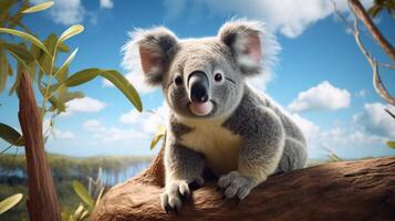 ai generato koala alto qualità Immagine foto