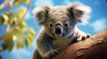 ai generato koala alto qualità Immagine foto