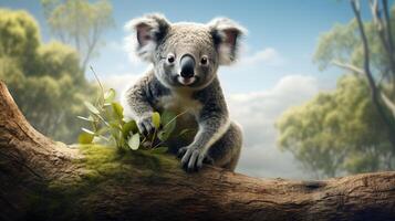 ai generato koala alto qualità Immagine foto