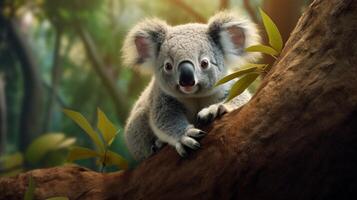 ai generato koala alto qualità Immagine foto