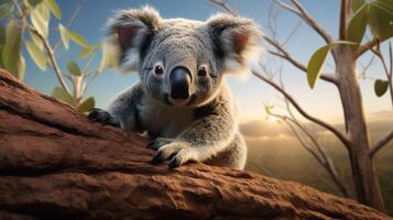 ai generato koala alto qualità Immagine foto