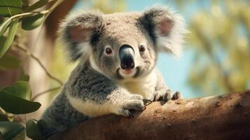 ai generato koala alto qualità Immagine foto