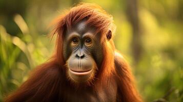 ai generato orangutan alto qualità Immagine foto