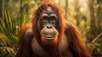 ai generato orangutan alto qualità Immagine foto