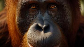 ai generato orangutan alto qualità Immagine foto