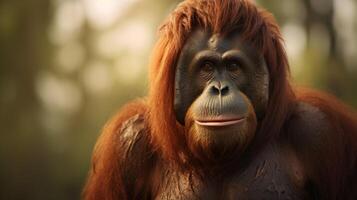 ai generato orangutan alto qualità Immagine foto