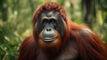 ai generato orangutan alto qualità Immagine foto