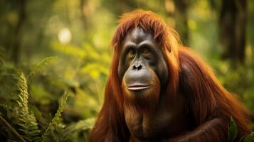 ai generato orangutan alto qualità Immagine foto