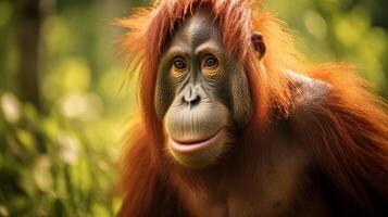 ai generato orangutan alto qualità Immagine foto