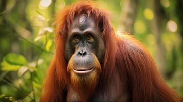 ai generato orangutan alto qualità Immagine foto