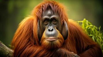 ai generato orangutan alto qualità Immagine foto