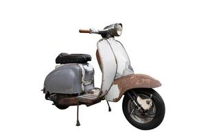 Vintage ▾ e classico moto scooter su bianca sfondovintage e classico moto ,scooter su bianca sfondo foto