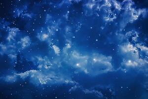 notte cielo con stelle. foto