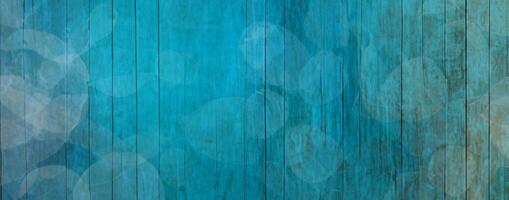 blu di legno sfondo con acqua goccioline foto