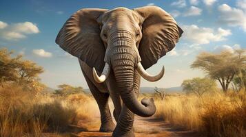 ai generato elefante alto qualità Immagine foto