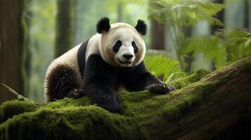 ai generato gigante panda alto qualità Immagine foto