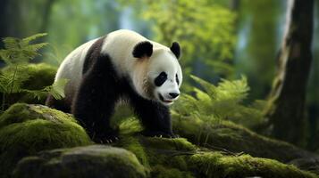 ai generato gigante panda alto qualità Immagine foto