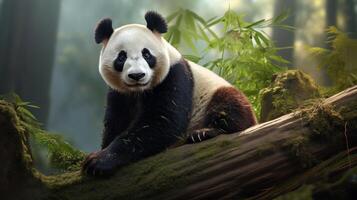 ai generato gigante panda alto qualità Immagine foto