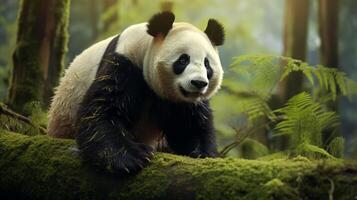 ai generato gigante panda alto qualità Immagine foto