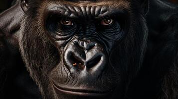 ai generato gorilla alto qualità Immagine foto