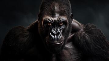 ai generato gorilla alto qualità Immagine foto