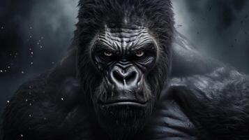 ai generato gorilla alto qualità Immagine foto