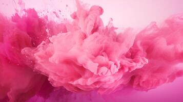 ai generato rosa colore spruzzo sfondo foto