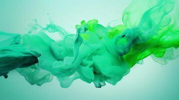 ai generato menta colore spruzzo sfondo foto