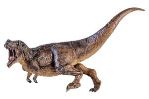 trex tirannosauro dinosauro su isolato sfondo foto