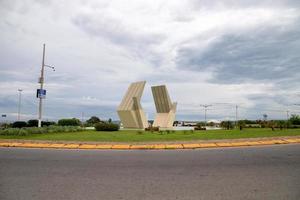 goiania, goias, brasile, 2019 - monumento delle benedizioni foto