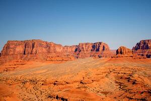 ai generato deserto paesaggio sfondo foto