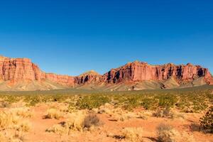 ai generato deserto paesaggio sfondo foto