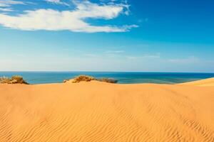 ai generato deserto paesaggio sfondo foto