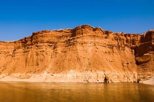 ai generato deserto paesaggio sfondo foto