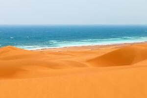 ai generato deserto paesaggio sfondo foto