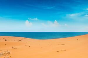 ai generato deserto paesaggio sfondo foto