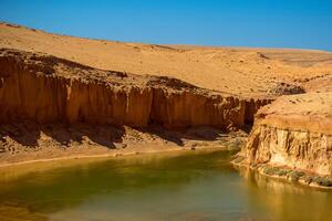 ai generato deserto paesaggio sfondo foto