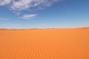 ai generato deserto paesaggio sfondo foto