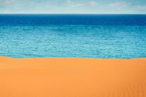 ai generato deserto paesaggio sfondo foto