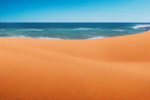 ai generato deserto paesaggio sfondo foto