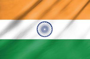 bandiera in tessuto dell'india foto