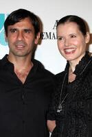 geena Davis marito kooza un' circo glaciale du soliel produzione apertura notte - Santa monica Santa monica molo parcheggio lotto Santa monica, circa ottobre 16, 2009 foto