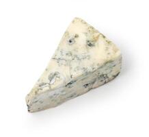 un' cuneo di pieno Grasso morbido blu formaggio foto