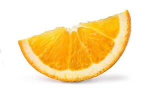 fetta di arancia frutta isolato foto