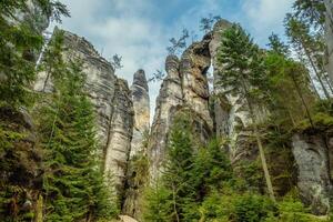 adrspach-teplice paesaggio montagna parco foto