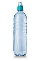 bottiglia d'acqua in plastica foto