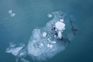 iceberg visto dall'alto, baia del ghiacciaio foto